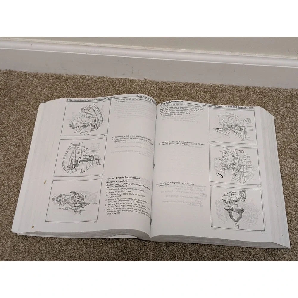 1999 Chevrolet Corvette OEM Service Manual Book #3‎ Gmp/99-y-3